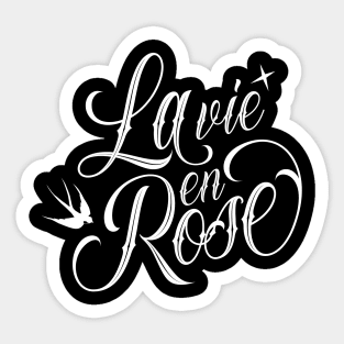 Calypso's Birthday En Rose Sticker